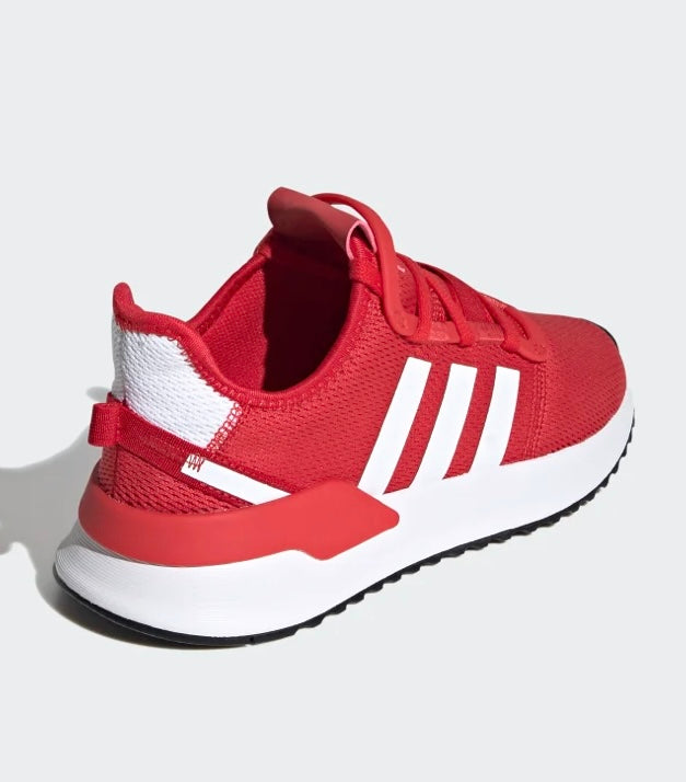 Adidas Run Shoes Juniors Trainers Red FW0434 Branded Reloaded