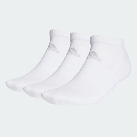Adidas Cushioned Low-Cut Socks 3Pairs Ankle Socks White Unisex