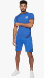 Crosshatch Mens Hamlax T-Shirt Set In Navy/Blue/RED