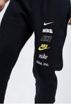 Nike Men's Stacked Logo Crew Tracksuit Set Black