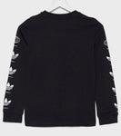 Adidas Juniors Unisex History Graphic T-shirt LS Black FM5566 - Branded Reloaded 