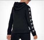 Under Armour Juniors Rival Full Zip Hoodie Black All Sizes - Branded Reloaded 