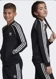 Adidas Superstar SST Track Jacket Juniors Black Unisex - DV2869 - Branded Reloaded 