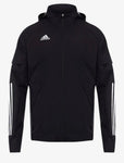 Adidas Condivo 20 All Weather Rain WP Jacket Hooded Adult Black EA2057 - Branded Reloaded 
