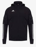 Adidas Condivo 20 All Weather Rain WP Jacket Hooded Adult Black EA2057 - Branded Reloaded 