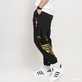 Adidas Metallic Track Pants - BLACK -FS7325 - Branded Reloaded 