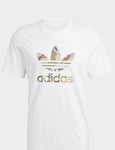 Adidas Camo Trefoil Tee T-Shirt - White GN1855 - Branded Reloaded 