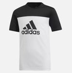 Adidas Juniors/Kids Equipment T-shirt White/Black DV2917 - Branded Reloaded 