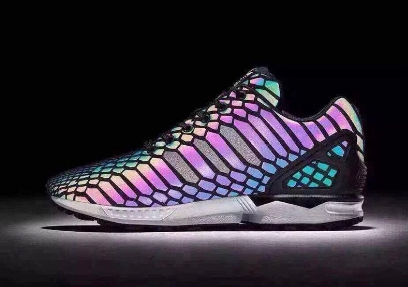 Adidas ZX Flux 'XENO Reflective' Marathon Running Shoes/Sneakers LTD Edition Black Branded